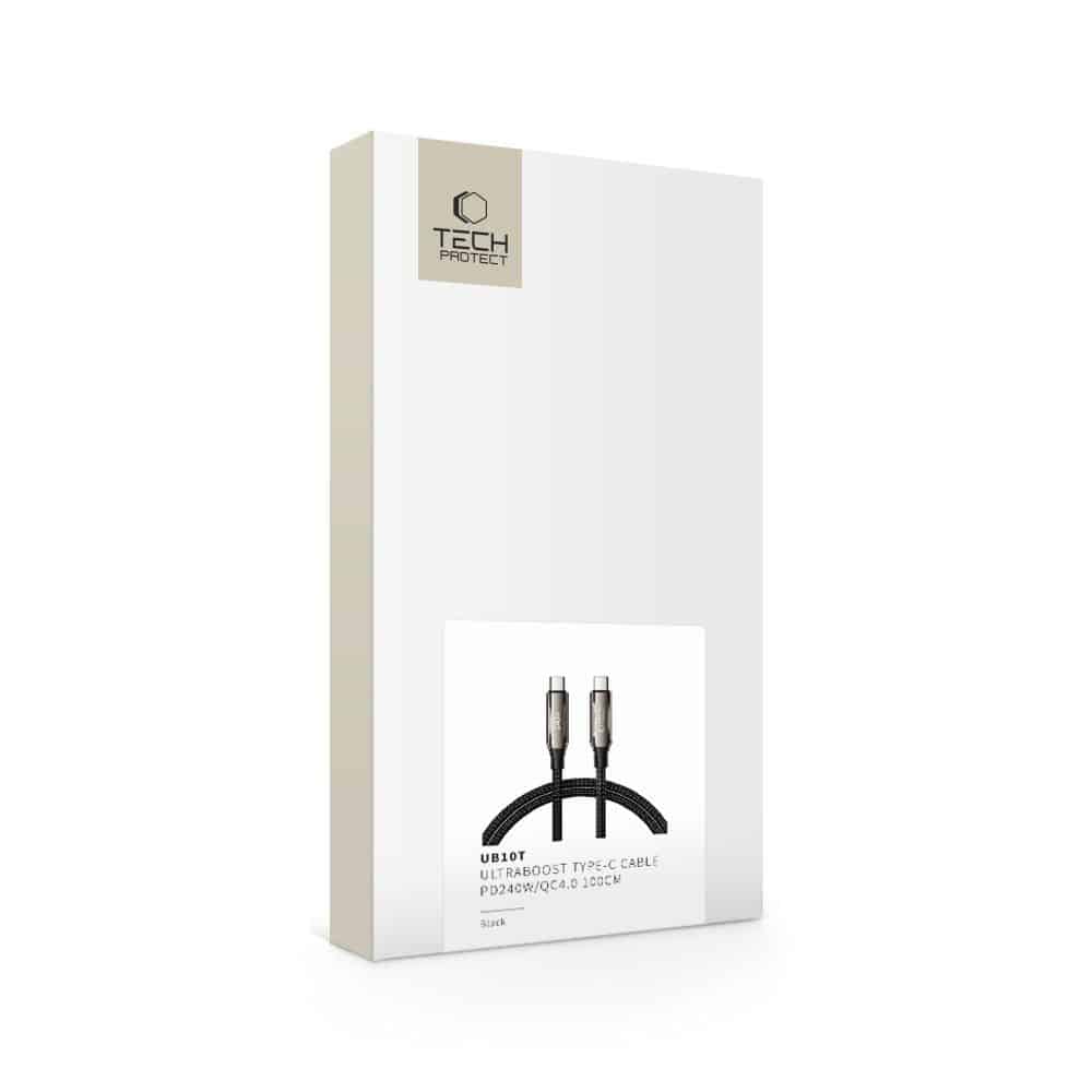Tech-Protect UB10T Ultraboot Type-C καλώδιο PD240W/QC4.0 100CM μαύρο - Image 6