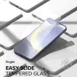 Ringke Cover για Samsung Galaxy S24 Plus (σετ των 2) - Easy Slide Tempered Glass - Διαφανές - Image 2