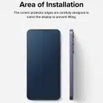 Ringke Cover για Samsung Galaxy S24 Plus (σετ των 2) - Easy Slide Tempered Glass - Διαφανές - Image 3