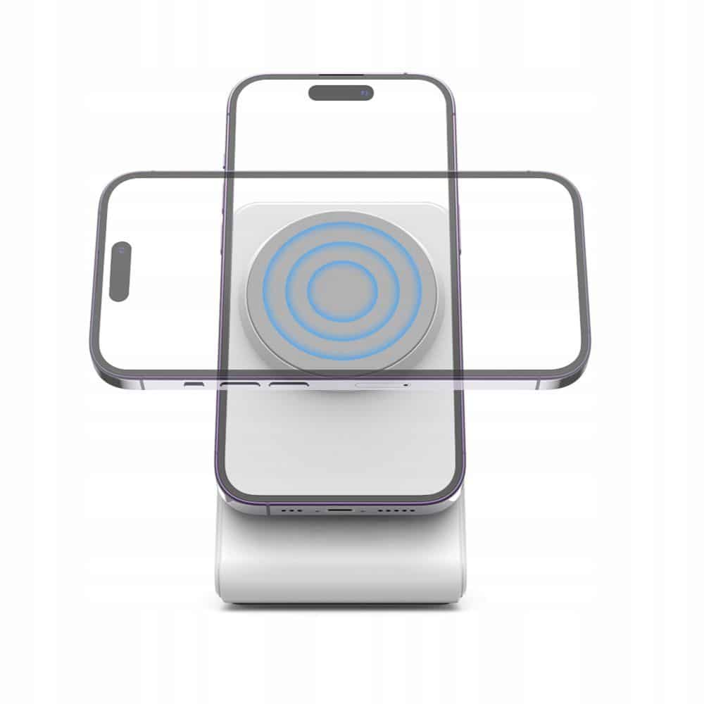 Tech-Protect μαγνητικός Magsafe ασύρματος φορτιστής QI15W-A38 λευκός - Image 6