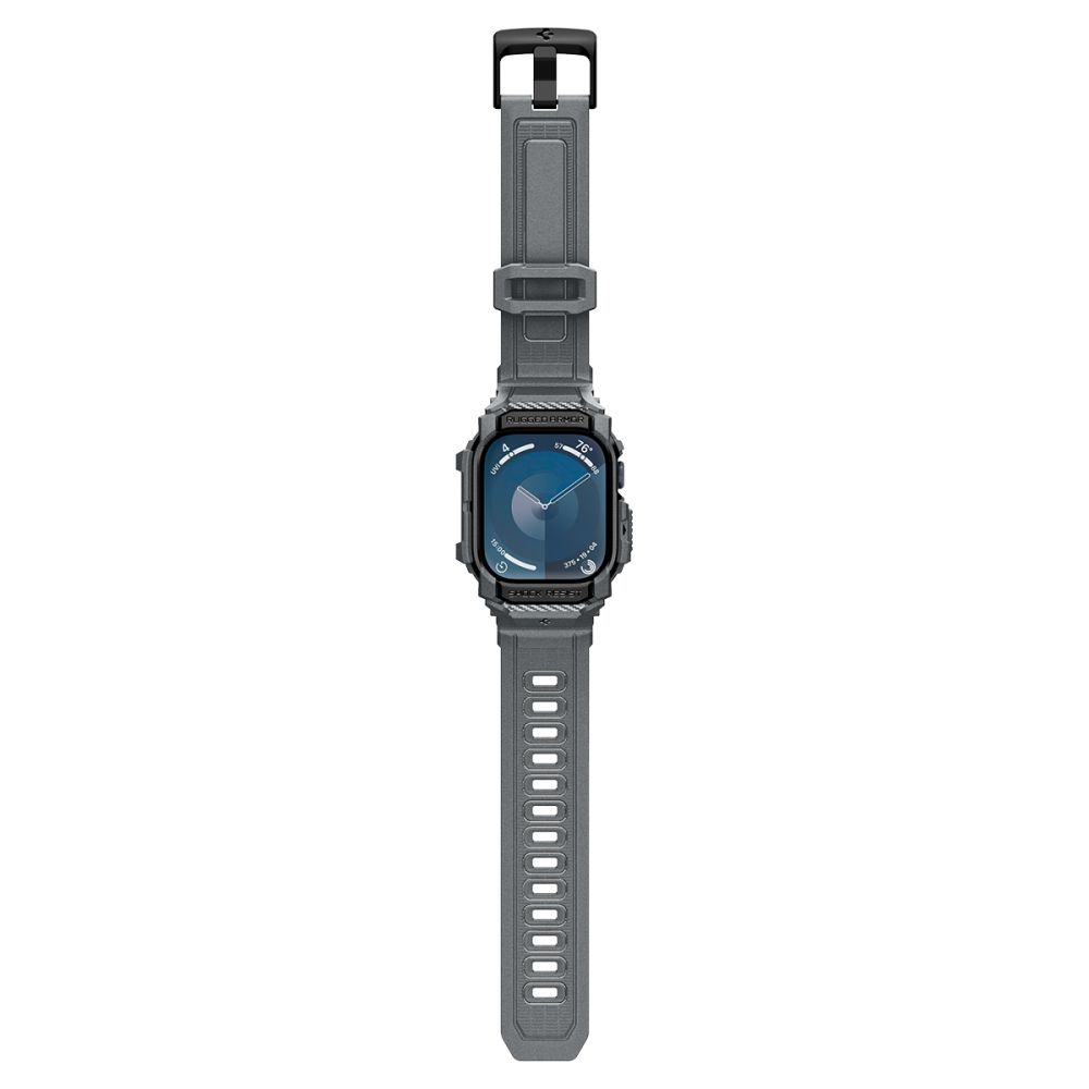 Spigen Rugged Armor "Pro" Apple Watch 10 (46 mm) σκούρο γκρι - Image 9