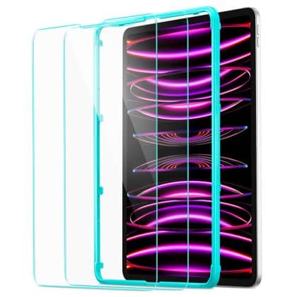 ESR Προστασία Οθόνης για iPad Pro 12.9 2018 / 2020 / 2021 / 2022 (σετ 2) - Tempered Glass 9H - Διαφανής