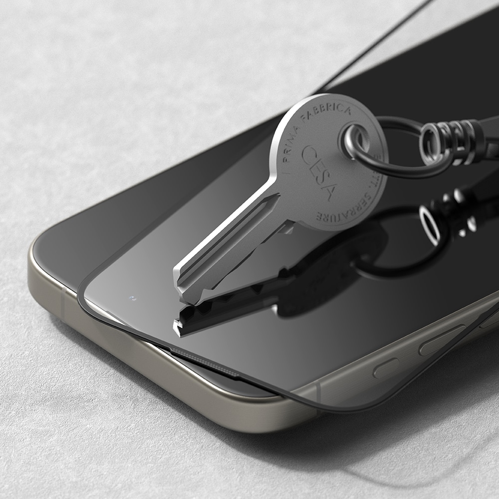 Ringke Case για iPhone 15 Pro Max (σετ των 2) - Easy Slide Tempered Glass - Διαφανές - Image 5