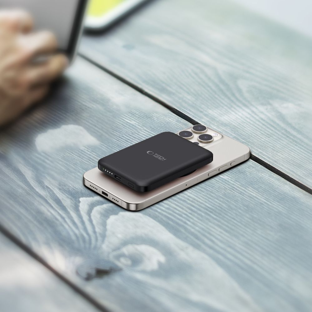 Tech-Protect PB10 Lifemag Magsafe power bank 5000mah μαύρο - Image 9