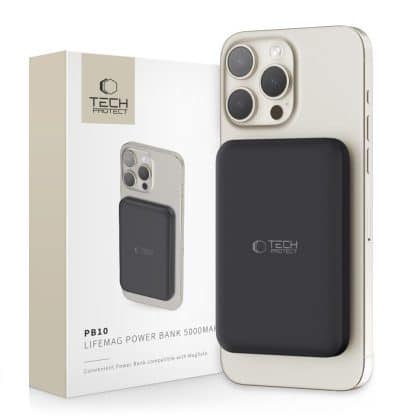 Tech-Protect PB10 Lifemag Magsafe power bank 5000mah μαύρο