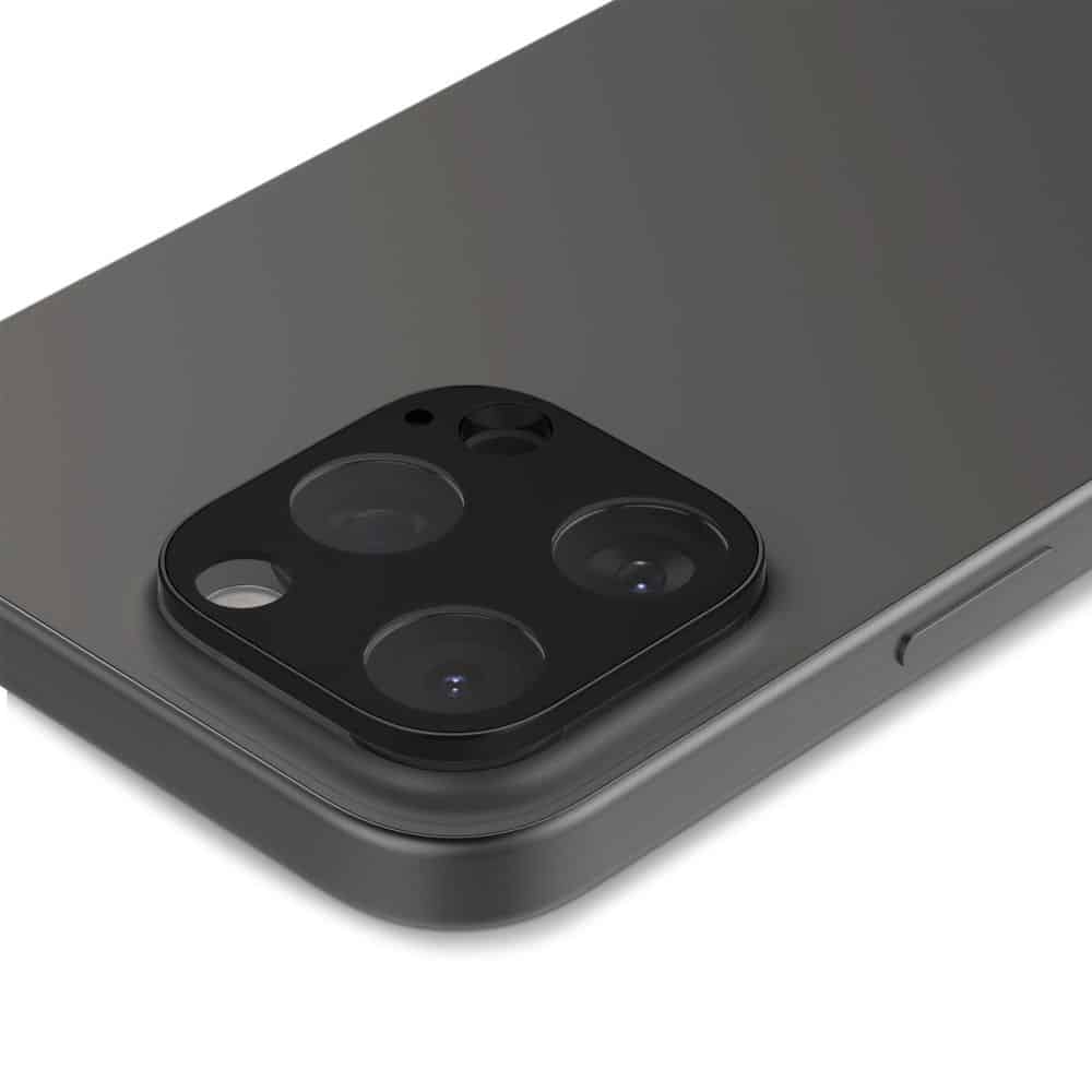 Spigen Camera film για iPhone 14 Pro / Pro Max / 15 Pro / Pro Max / 16 Pro / Pro Max (σετ 2) - Glas.tR Optik - Μαύρο - Image 6