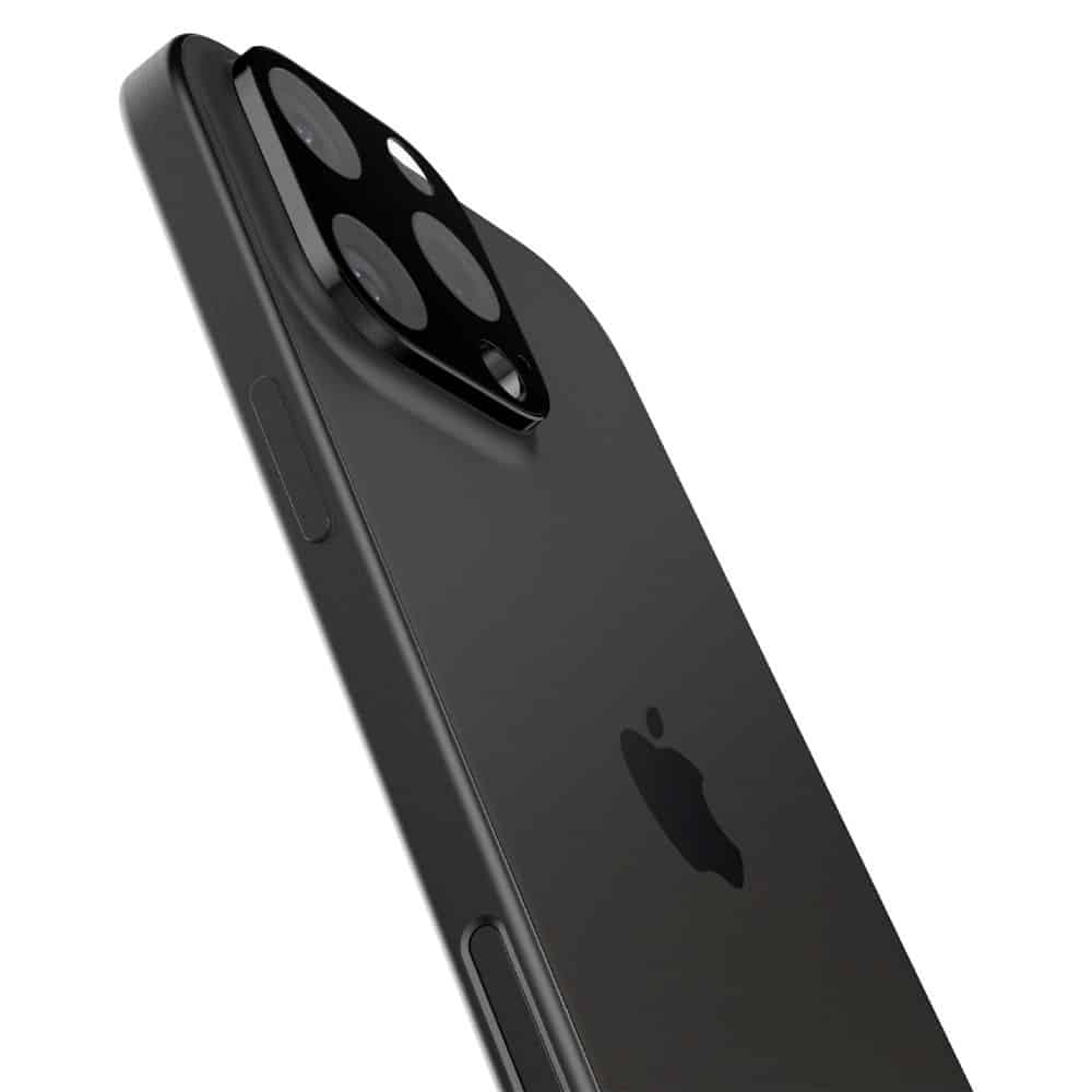 Spigen Camera film για iPhone 14 Pro / Pro Max / 15 Pro / Pro Max / 16 Pro / Pro Max (σετ 2) - Glas.tR Optik - Μαύρο - Image 4