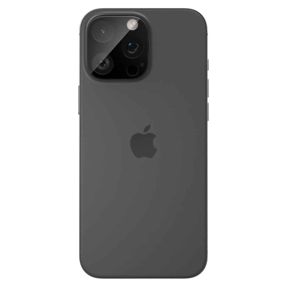 Spigen Camera film για iPhone 14 Pro / Pro Max / 15 Pro / Pro Max / 16 Pro / Pro Max (σετ 2) - Glas.tR Optik - Μαύρο - Image 3