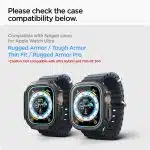 Spigen Θήκη για Apple Watch Ultra / Ultra 2 (σετ 2) - Glas.TR EZ FIT - Διαφανής - Image 6