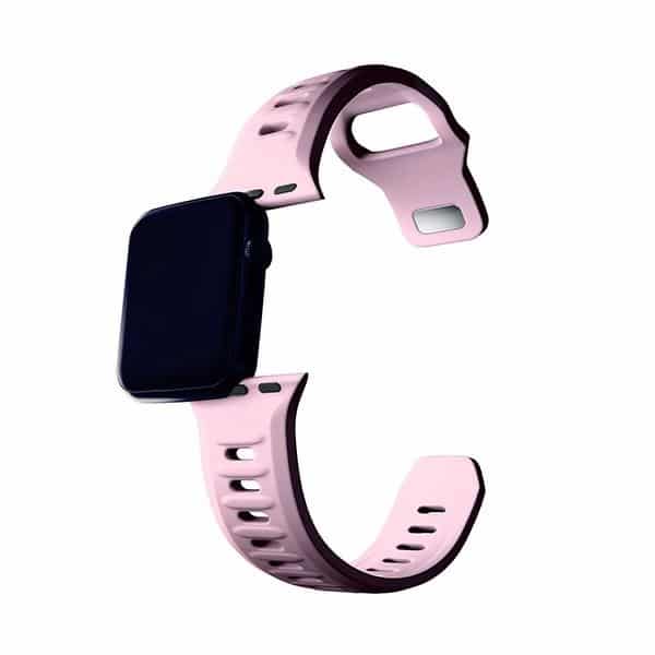 3MK Silicone Watch Strap - θήκη για Apple Watch 42mm (1st gen) / 44mm 45mm 49mm - Ροζ - Image 10