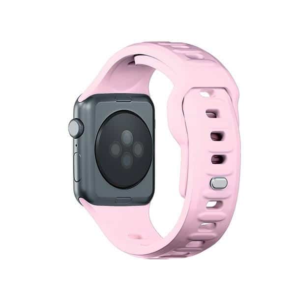 3MK Silicone Watch Strap - θήκη για Apple Watch 42mm (1st gen) / 44mm 45mm 49mm - Ροζ - Image 11