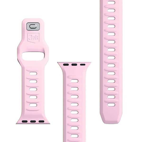 3MK Silicone Watch Strap - θήκη για Apple Watch 42mm (1st gen) / 44mm 45mm 49mm - Ροζ - Image 14