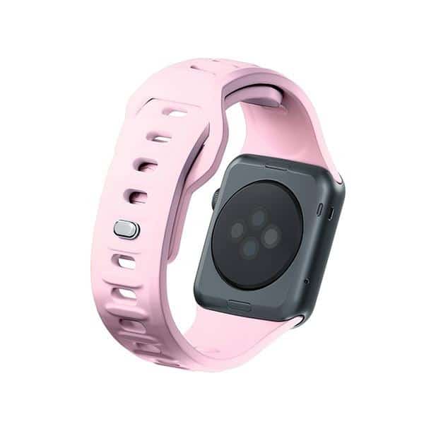 3MK Silicone Watch Strap - θήκη για Apple Watch 42mm (1st gen) / 44mm 45mm 49mm - Ροζ - Image 6