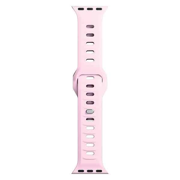 3MK Silicone Watch Strap - θήκη για Apple Watch 42mm (1st gen) / 44mm 45mm 49mm - Ροζ - Image 7