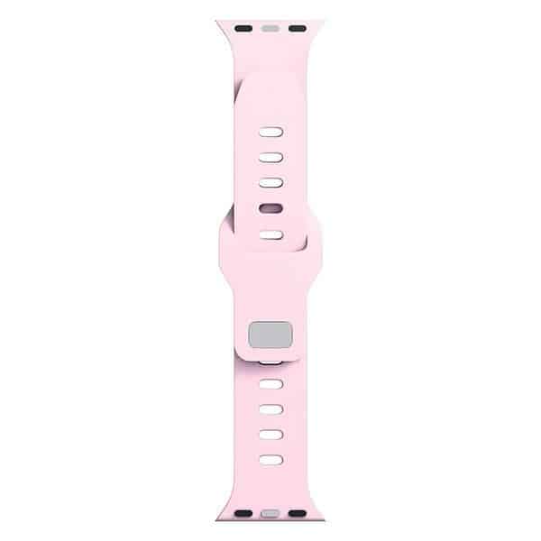 3MK Silicone Watch Strap - θήκη για Apple Watch 42mm (1st gen) / 44mm 45mm 49mm - Ροζ - Image 8