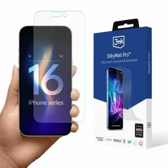 3MK Silky Matt Pro iPhone 16 6.1" Ματ προστατευτική μεμβράνη