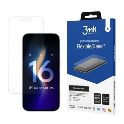 3MK FlexibleGlass iPhone 16 Plus 6.7" υβριδικό γυαλί