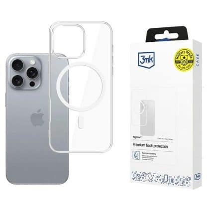 3MK Clear MagCase - θήκη για Apple iPhone 16 Pro Max - Διάφανο