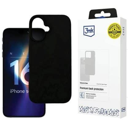 3MK Silicone Case - θήκη για Apple iPhone 16 Plus - Μαύρο