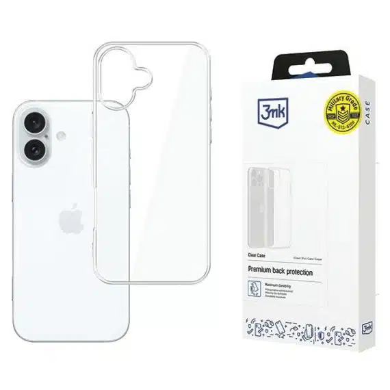 3MK Clear Case - θήκη για Apple iPhone 16 - Διάφανο