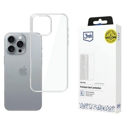 3MK Clear Case - θήκη για Apple iPhone 16 Pro Max - Διάφανο