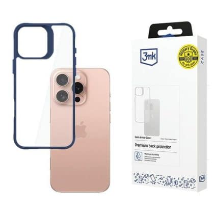 3MK SatinArmor+ - θήκη για Apple iPhone 16 Pro - Μπλε
