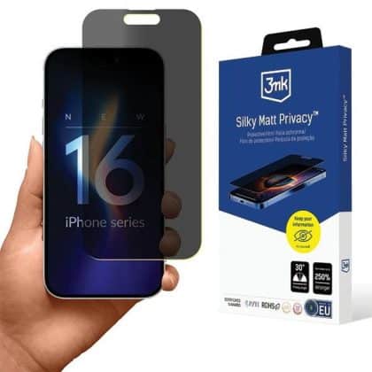 3MK Silky Matt Privacy προστατευτική μεμβράνη για iPhone 16 Pro 6.3"