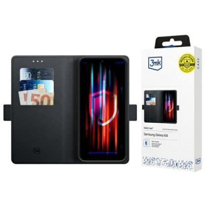 3MK Wallet Case - θήκη για Samsung Galaxy A16 - Μαύρο