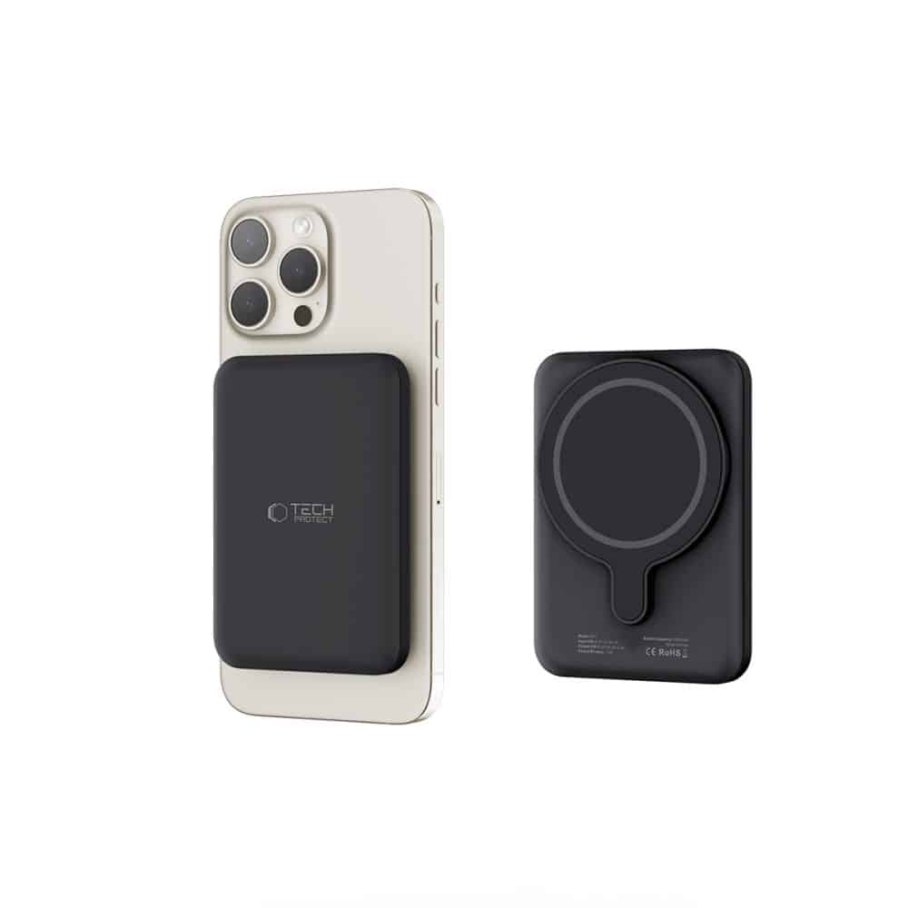 Tech-Protect PB10 Lifemag Magsafe power bank 5000mah μαύρο - Image 5
