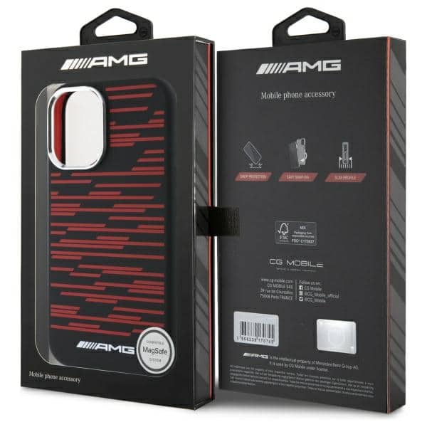 Mercedes Silicone Graphics MagSafe - θήκη για Apple iPhone 16 - Μαύρο - Image 8