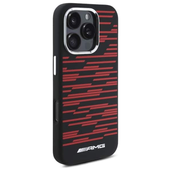 AMG Silicone Graphics MagSafe - θήκη για Apple iPhone 16 Pro - Μαύρο - Image 4