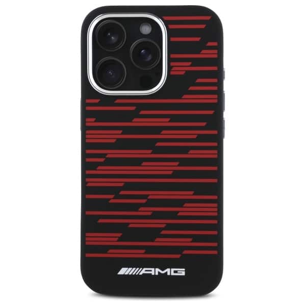 AMG Silicone Graphics MagSafe - θήκη για Apple iPhone 16 Pro Max - Μαύρο - Image 3