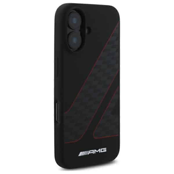 Mercedes Checkered Flag Pattern MagSafe - θήκη για Apple iPhone 16 - Μαύρο - Image 4