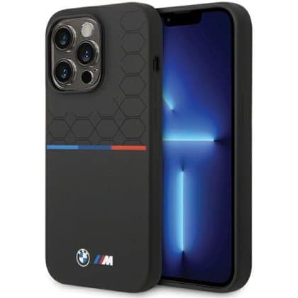BMW Silicone Pattern - θήκη για Apple iPhone 15 Pro - Μαύρο