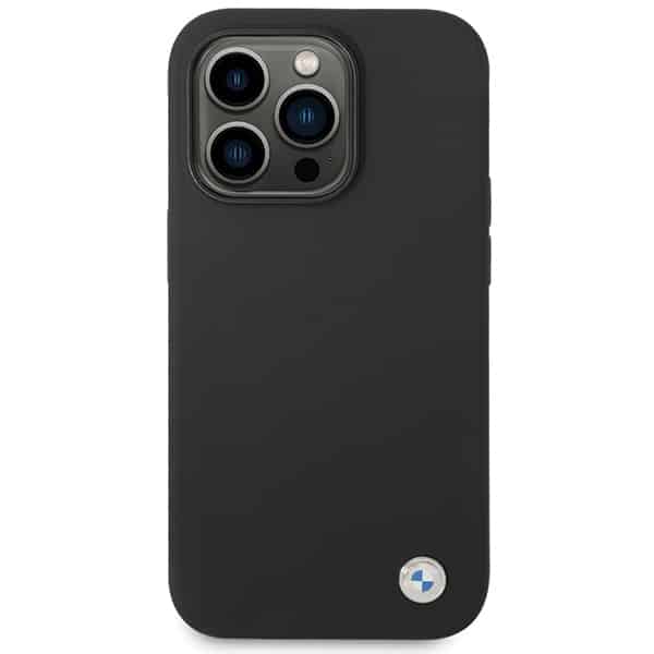 BMW Silicone Metal Logo - θήκη για Apple iPhone 15 Pro Max - Μαύρο - Image 3