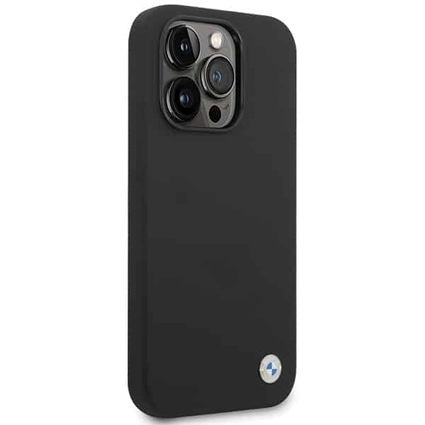 BMW Silicone Metal Logo - θήκη για Apple iPhone 15 Pro Max - Μαύρο - Image 4