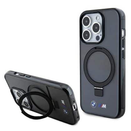 BMW Ring Stand M Collection MagSafe - θήκη για Apple iPhone 15 Pro - Μαύρο
