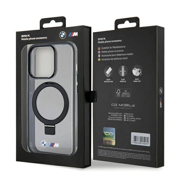 BMW Ring Stand M Collection MagSafe - θήκη για Apple iPhone 15 Pro - Μαύρο - Image 8