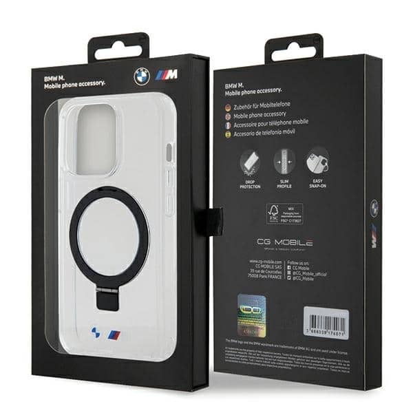 BMW Ring Stand M Collection MagSafe - θήκη για Apple iPhone 15 Pro - Διάφανο - Image 8