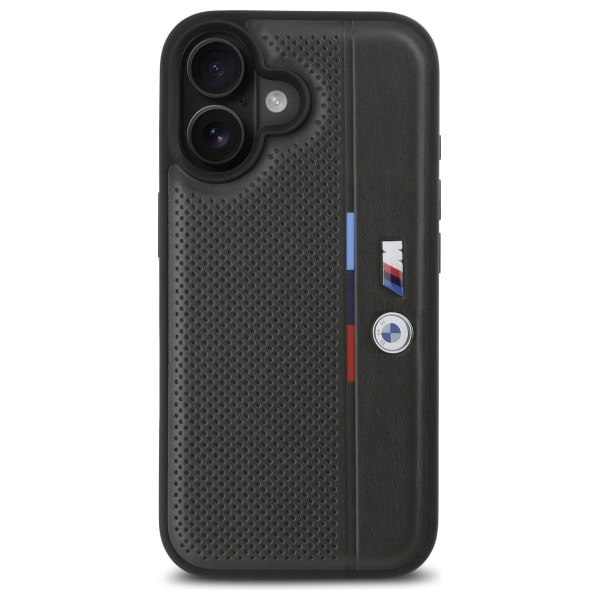 BMW M Perforated Tricolor Detail Line - θήκη για Apple iPhone 16 - Γκρι - Image 3