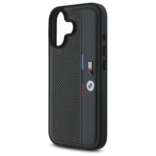BMW M Perforated Tricolor Detail Line - θήκη για Apple iPhone 16 - Γκρι - Image 6