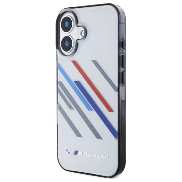 BMW Motorsport IML Random Stripes - θήκη για Apple iPhone 16 Plus - Γκρι - Image 2