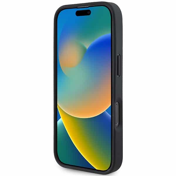 BMW Leather Hot Stamp - θήκη για Apple iPhone 16 Pro - Μαύρο - Image 4