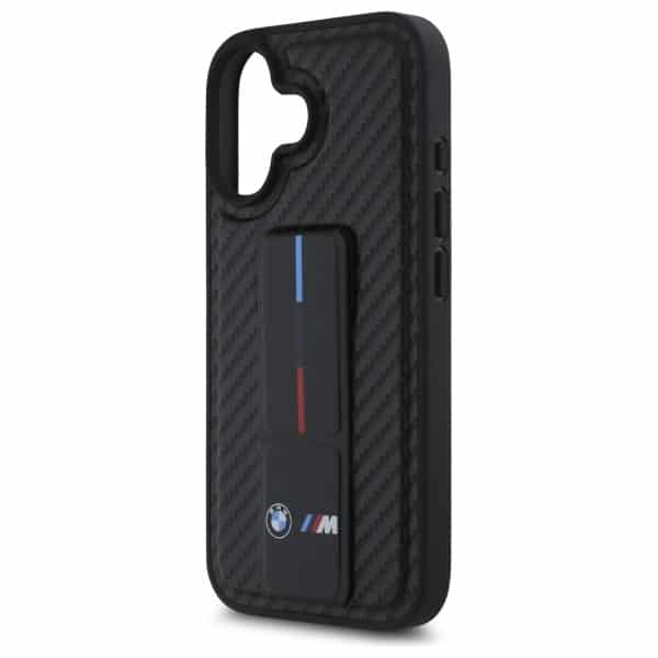 BMW M Grip Stand Smooth and Carbon - θήκη για Apple iPhone 16 - Μαύρο - Image 6