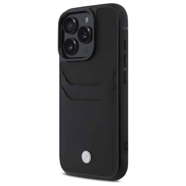 BMW Sign Leather Cardslot - θήκη για Apple iPhone 16 Pro Max - Μαύρο - Image 2