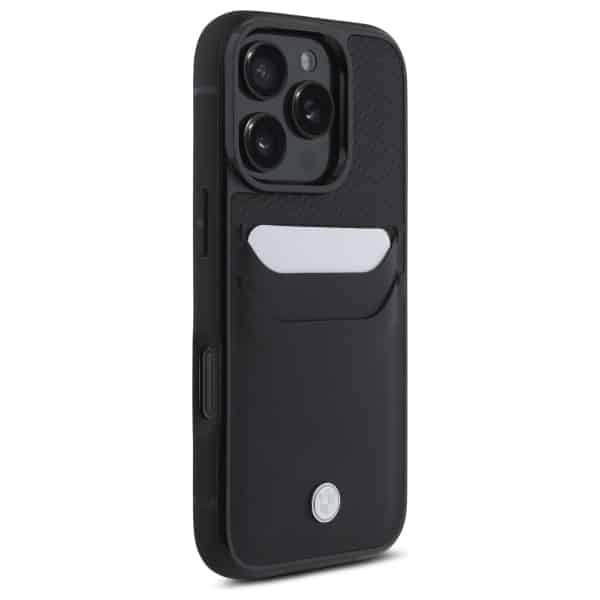 BMW Sign Leather Cardslot - θήκη για Apple iPhone 16 Pro Max - Μαύρο - Image 4