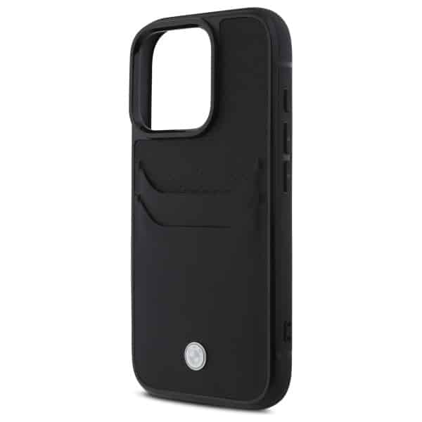 BMW Sign Leather Cardslot - θήκη για Apple iPhone 16 Pro Max - Μαύρο - Image 6