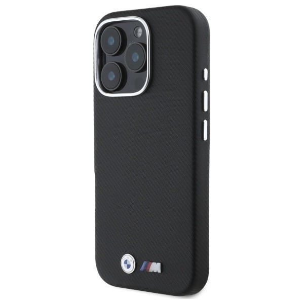 BMW M Edition Kevlar wrapped metal - θήκη για Apple iPhone 16 Pro Max - Μαύρο - Image 2