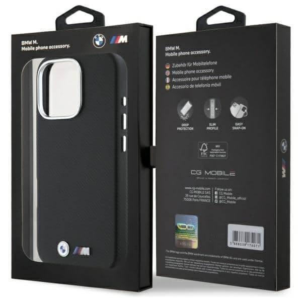 BMW M Edition Kevlar wrapped metal - θήκη για Apple iPhone 16 Pro Max - Μαύρο - Image 8