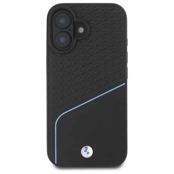 BMW Sign Leather Textured And Line MagSafe - θήκη για Apple iPhone 16 - Μαύρο - Image 3